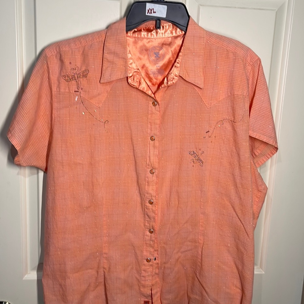 Peachy with design on it Ultra Twenty x pre owned XXL